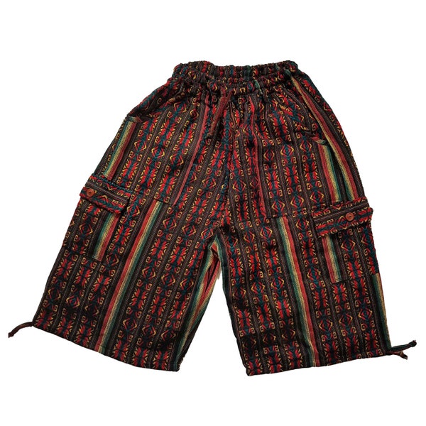 Mothers Day Gift Shorts Size XL | Rasta Hippie Shorts | Comfy Clothes | Mens Cargo Shorts | Father's Day Gift