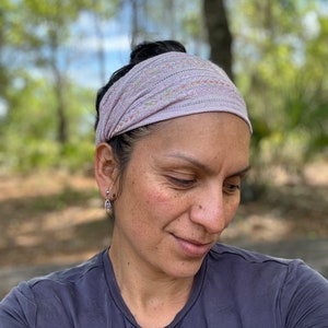 Pastel Lilac Wide Headbands for Women and Men, One Size, Mothers Day Gift