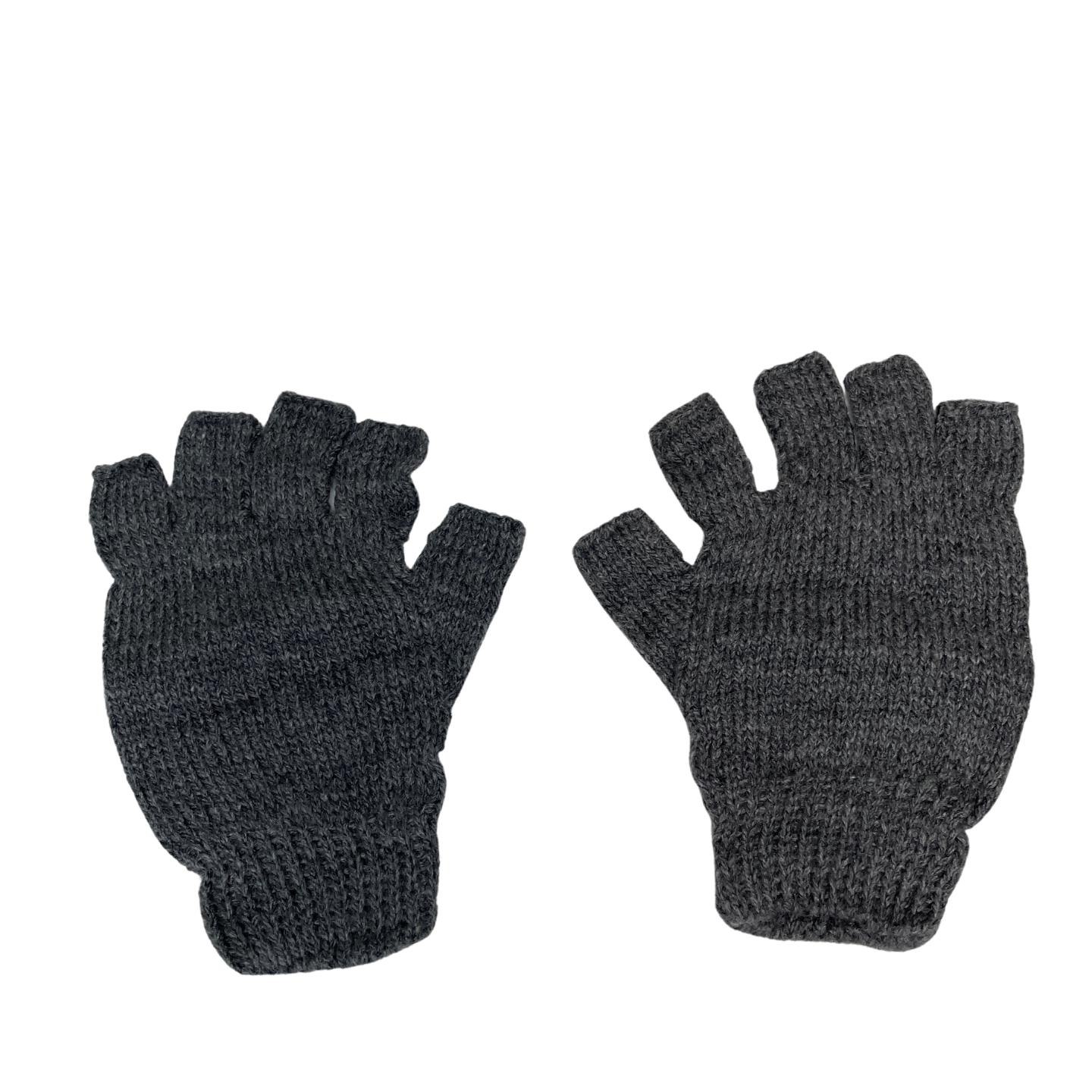 Soft Warm Knitted Winter Alpaca Fingerless Gloves, Hand Warmer