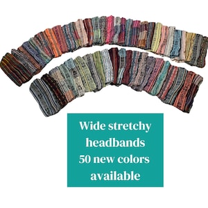 Headband | Wide Stretchy Womens Headband | Yoga Hair band |  Boho Headbands | Spring Hippie Headband for Men