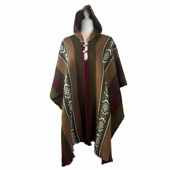 Mens winter poncho coat 2025