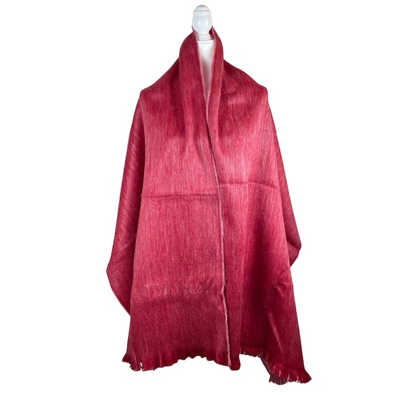 Hot Pink Alpaca Wrap