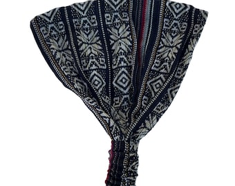 Black Tan Red Soft Stretchy Hippie Boho Wide Headbands for Women and Men