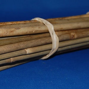 Stakes, Natural Bamboo,  12 , 24,  or 34 inches, Bundles of 25