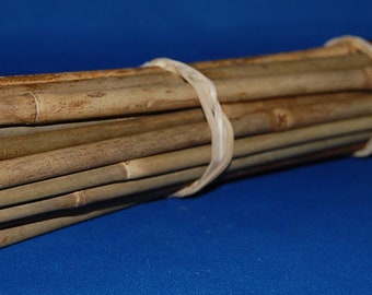 Stakes, Natural Bamboo,  12 , 24,  or 34 inches, Bundles of 25
