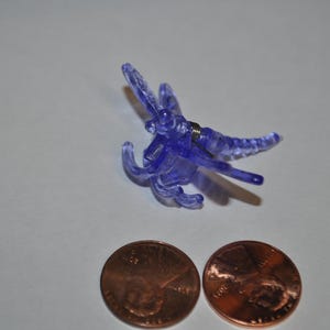 Purple Dragonfly Plant Clips for Flower Stems