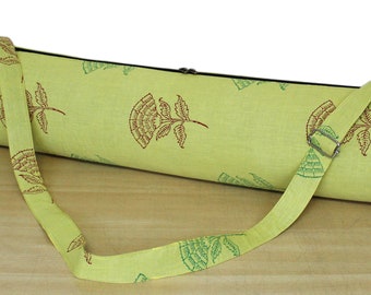 Block Yoga Mat Bag, Gym Bag, Fitness Meditation Bag, Carrier Sports Bag, Block Print Shoulder Strap Bags