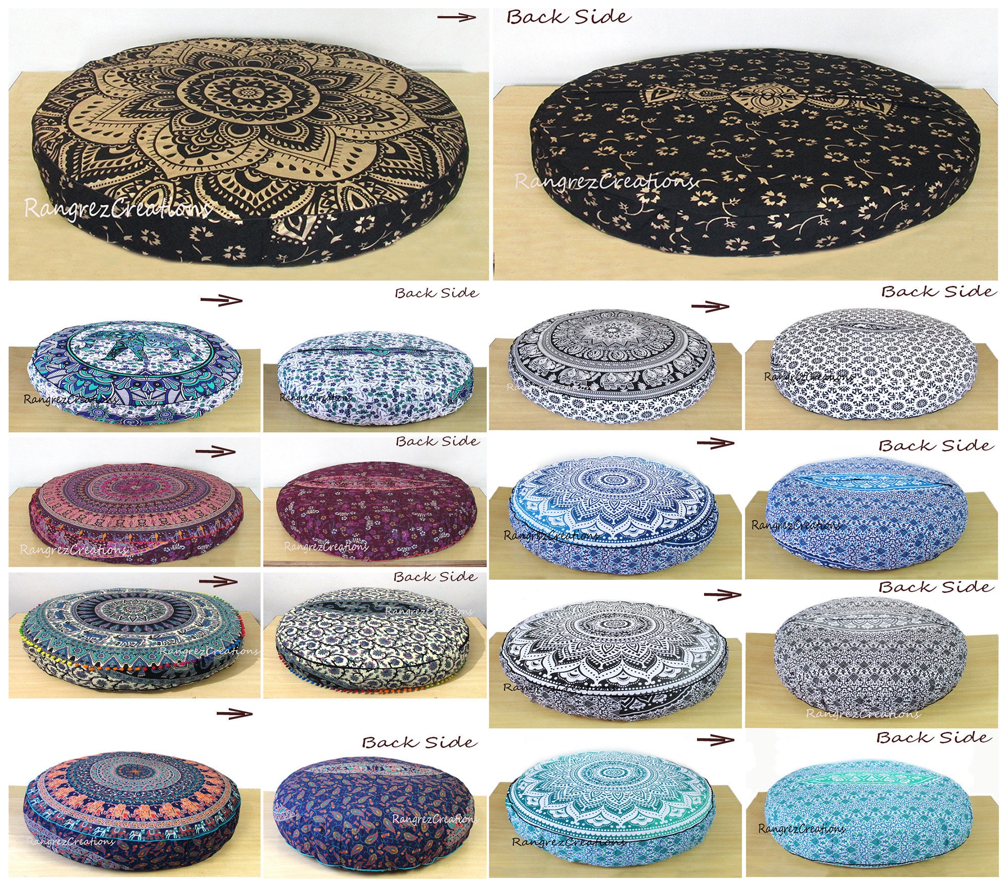 round dog bed covers