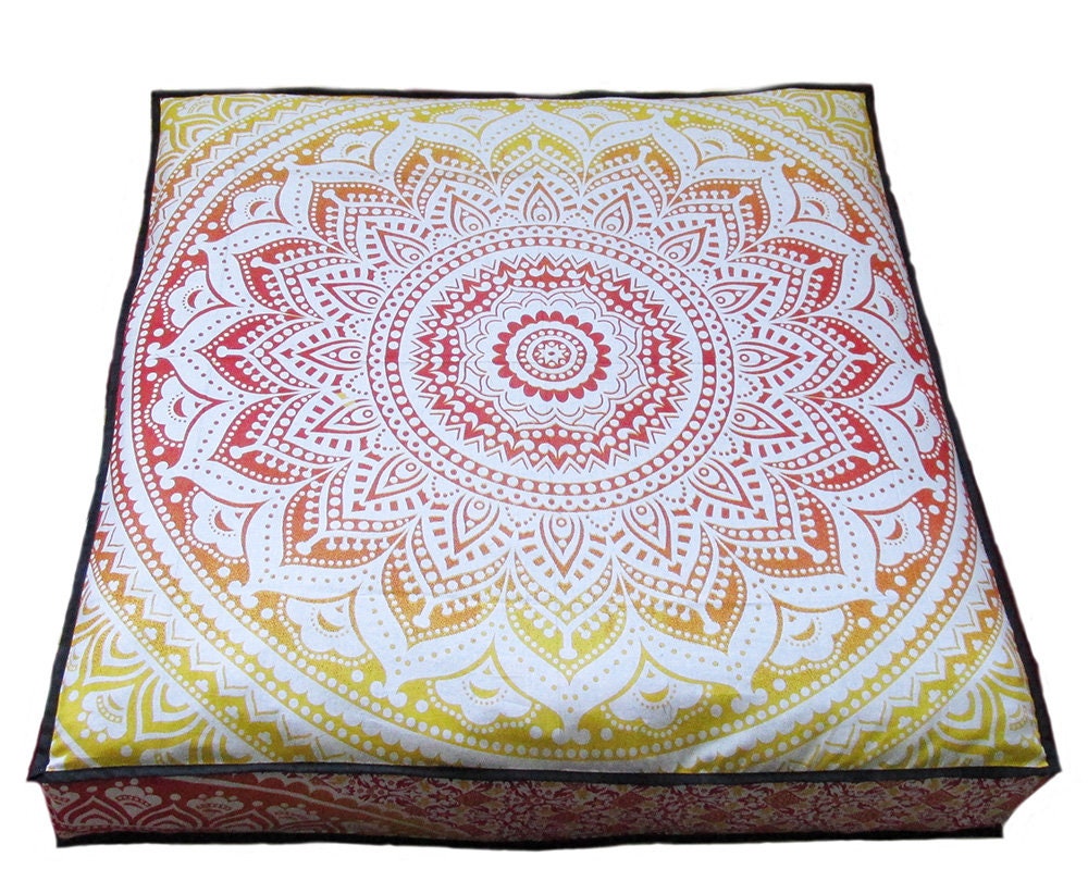 35X35 Square Large Square Floor Pillow Covers Large Etsy