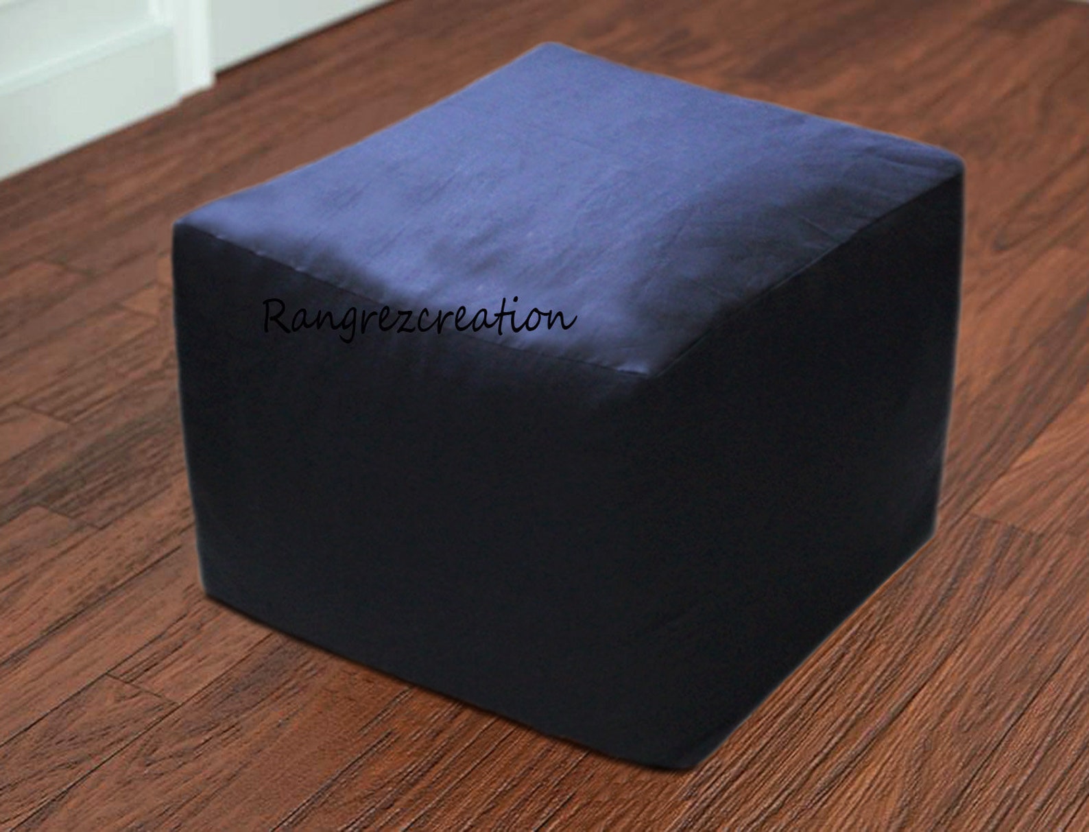26 Solid Square Plain Handmade Pouf Cover Home & Room Etsy
