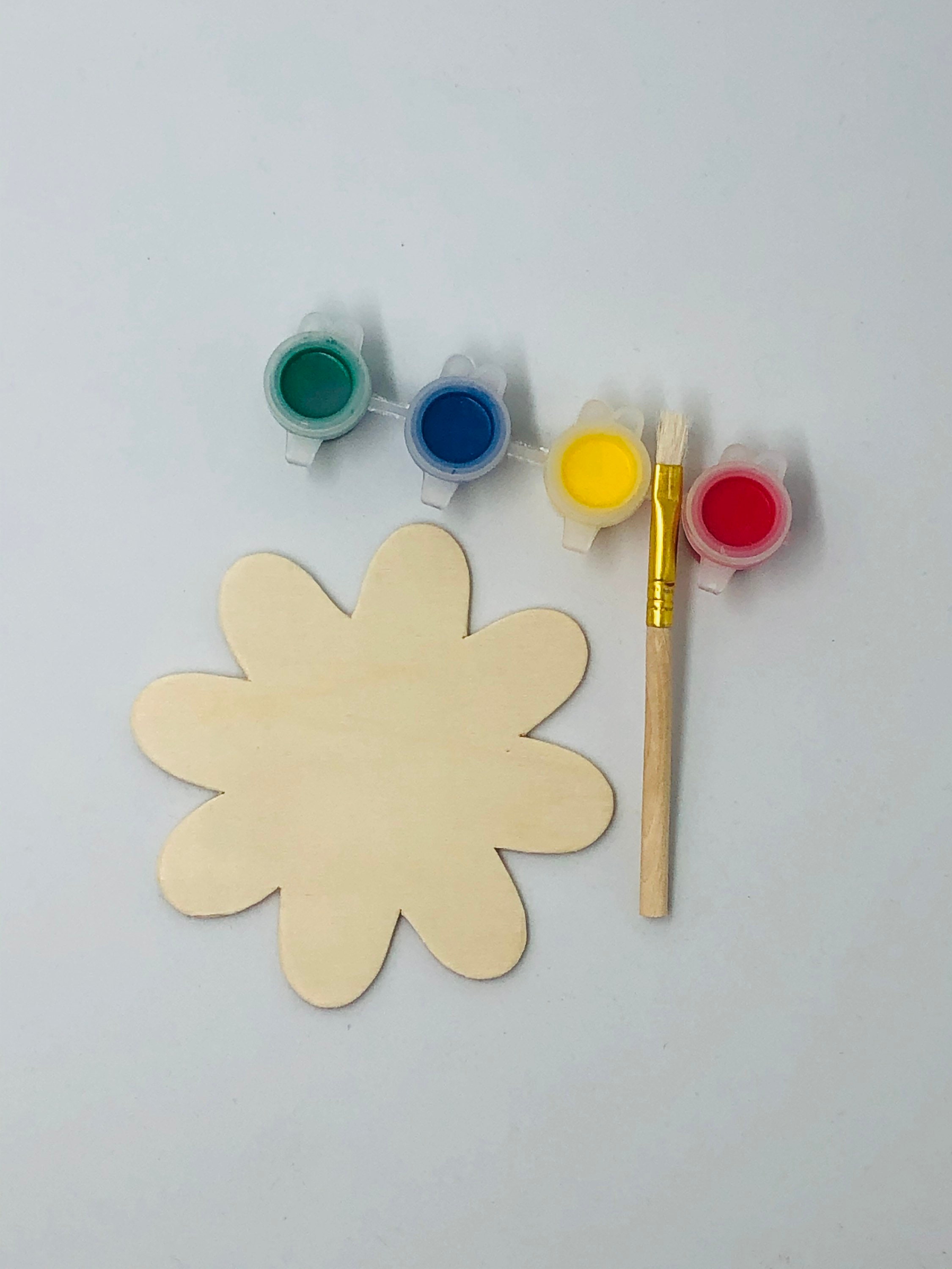 DIY Kids Paint Kits My First Paint Kit Wood Ready to Paint Etsy