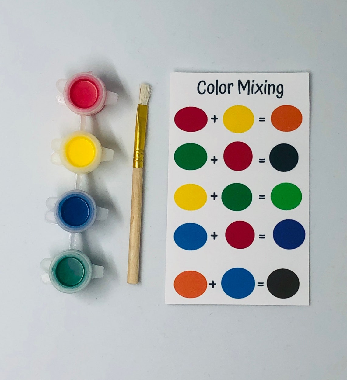 DIY Kids Paint Kits My First Paint Kit Wood Ready to Paint Etsy