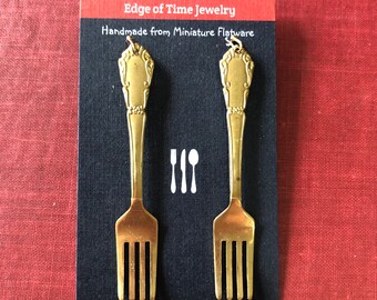 Miniature Fork Earrings