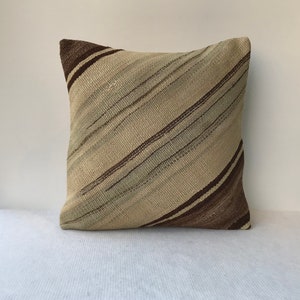 Ethnic Pillow,Turkish Kilim,Cushion Cover,Home Decor Pillow,Pink Pillow,Bohemain,Kilim Pillow Rug,Anatolian Kilim Size:16x16ınches40x40cm