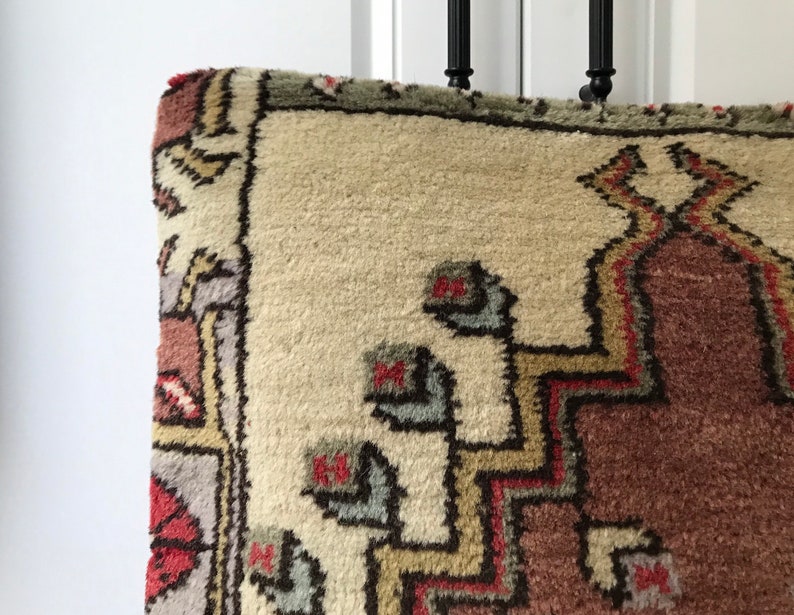 Carpet Pillow,Anatolian Pillow Bohemain,Tribal,Kilim,Pillow Cover,Turk\u0131sh Coshion Cover,Rug Pillow Home Decor Brown Rug,20x20inches50x50cm