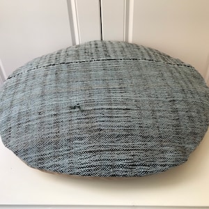 Circle Blue Hemp Pillow,Circle Pillow,Special Pillow,Pillow,Bohemain Kilim Modern Pillow,Cover,Turkısh Coshion,Size:20x20inches 50x50cm