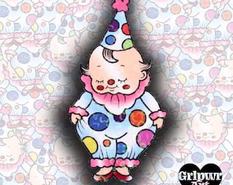 Baby Clown Sticker