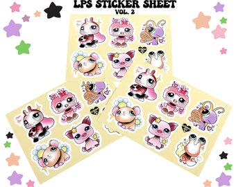 Littlest Pet Shop Sticker Sheets