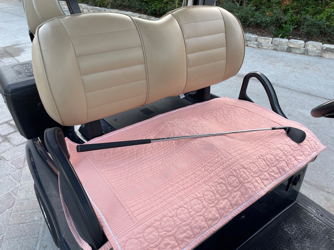 Golf Cart Seat Cover Golf Cart Quilted Seat Cover Golf Etsy