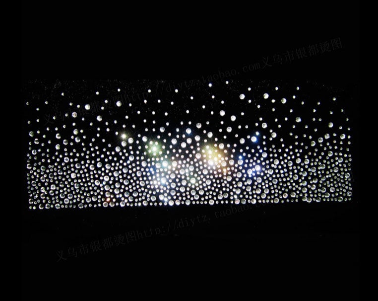Hotfix Bügelbild Strass Stern 1 + 6 101120