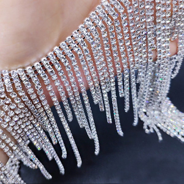 Rhinestone Trim - Etsy
