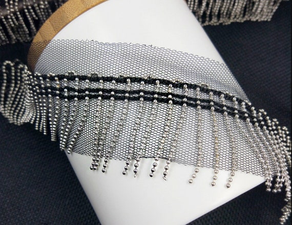 Clear Rhinestone Trim Clear Crystal Chain Wedding Rhinestone Fringe  Rhinestone Chain Rhinestone Trim Cup Chain Applique RH-001