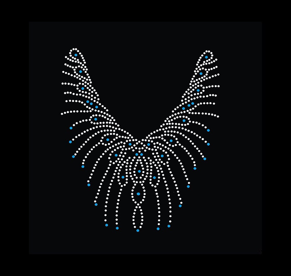 Transfert de strass de fleur Bling Hot Fix Fer sur patch Motif Design Transfer TT-304