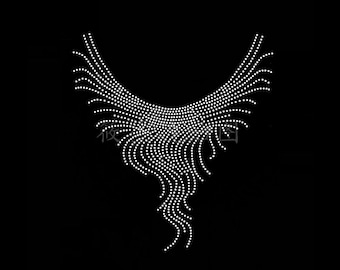 Rhinestone Transfer Bling Hot Fix Iron on Patch Motif Design Transfer TT-468