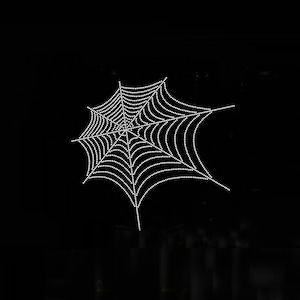 Spider Web Rhinestone Transfer Bling Hot Fix Iron on Patch Motif Design Transfer TT-275