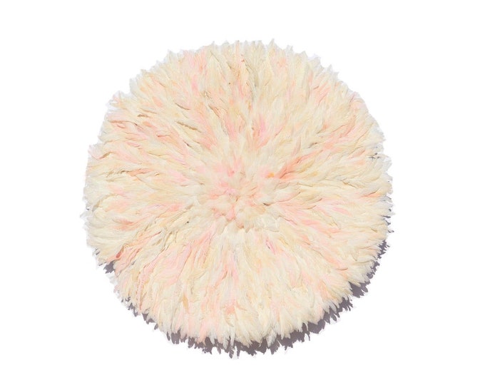 Large Juju Hat - Cream and Blush Pink