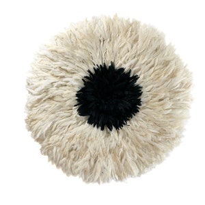 Juju Hat - Cream and Black Center