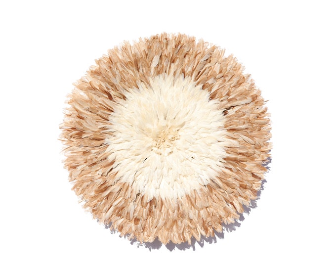 Juju Hat - White + Natural Tan