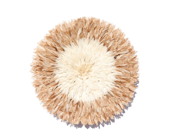 Juju Hat - White + Natural Tan