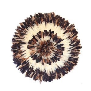 Juju Hat - White + Dark Natural
