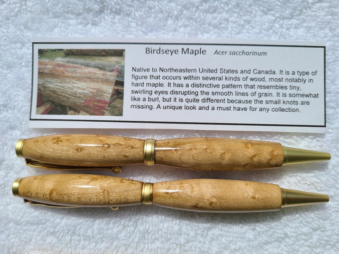 VETERAN MADE Handmade Wood Ink Pens Hand Turned Cross Etsy