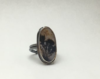 Hand Fabricated Ring with Patina