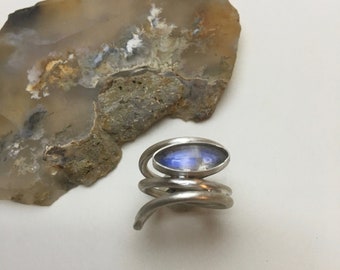 Marquise Moonstone Ring