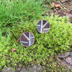 Patterned Circular Studs