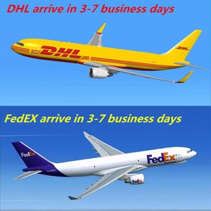 Upgrade shipping,DHL,Fedex,EMS express delivery,3-7 Workdays to All of the world!Please provide the phone number if you buy it