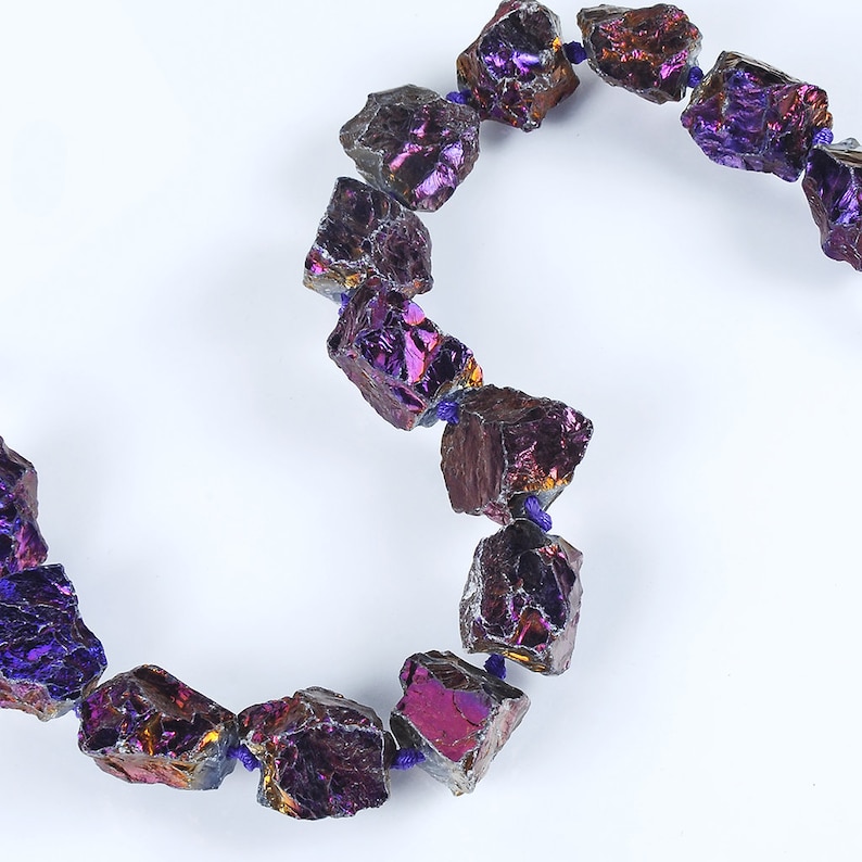 Crystal Quartz Plating Purple Beads,Beautiful Mysterious Crystal Quartz Beads,High Quality Bright Crystal Beads,Center Drilled Crystal Beads