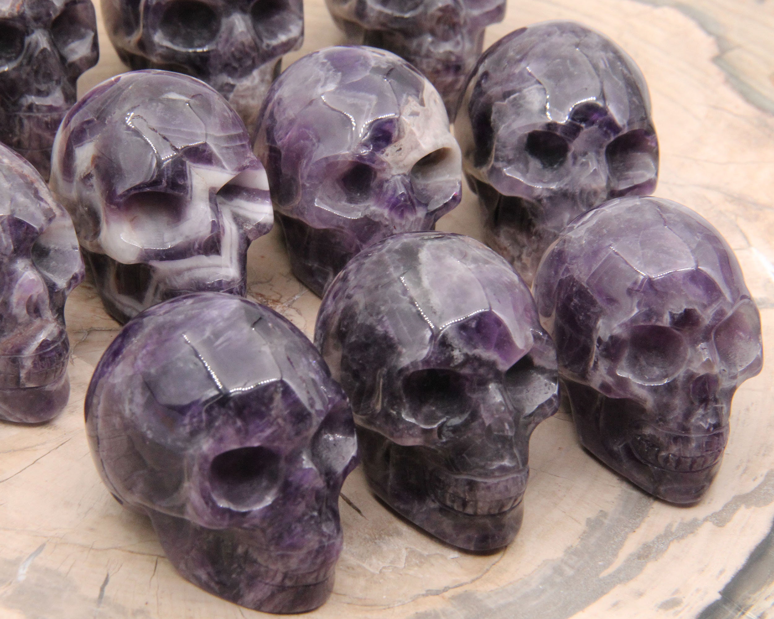 2 Inch Amethyst Skull Decor, Healing Skulls Decor, For Gift Decor, Natural Skull, Gemstone Decor, Fashion Style Decor