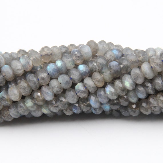 Labradorite Rondelle Beads.Smooth Polish Rondelle Beads,Good Quality Stone Rondelle Beads,4x5mm/5x8mm Labradorite Rondelle Gemstone Beads.