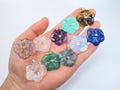 Natural Crystal Necklace,30mm Flower Crystal Pendants,For Jewelry Making Pendants,Healing Crystal Necklace,Gemstone Necklace,For Gift.