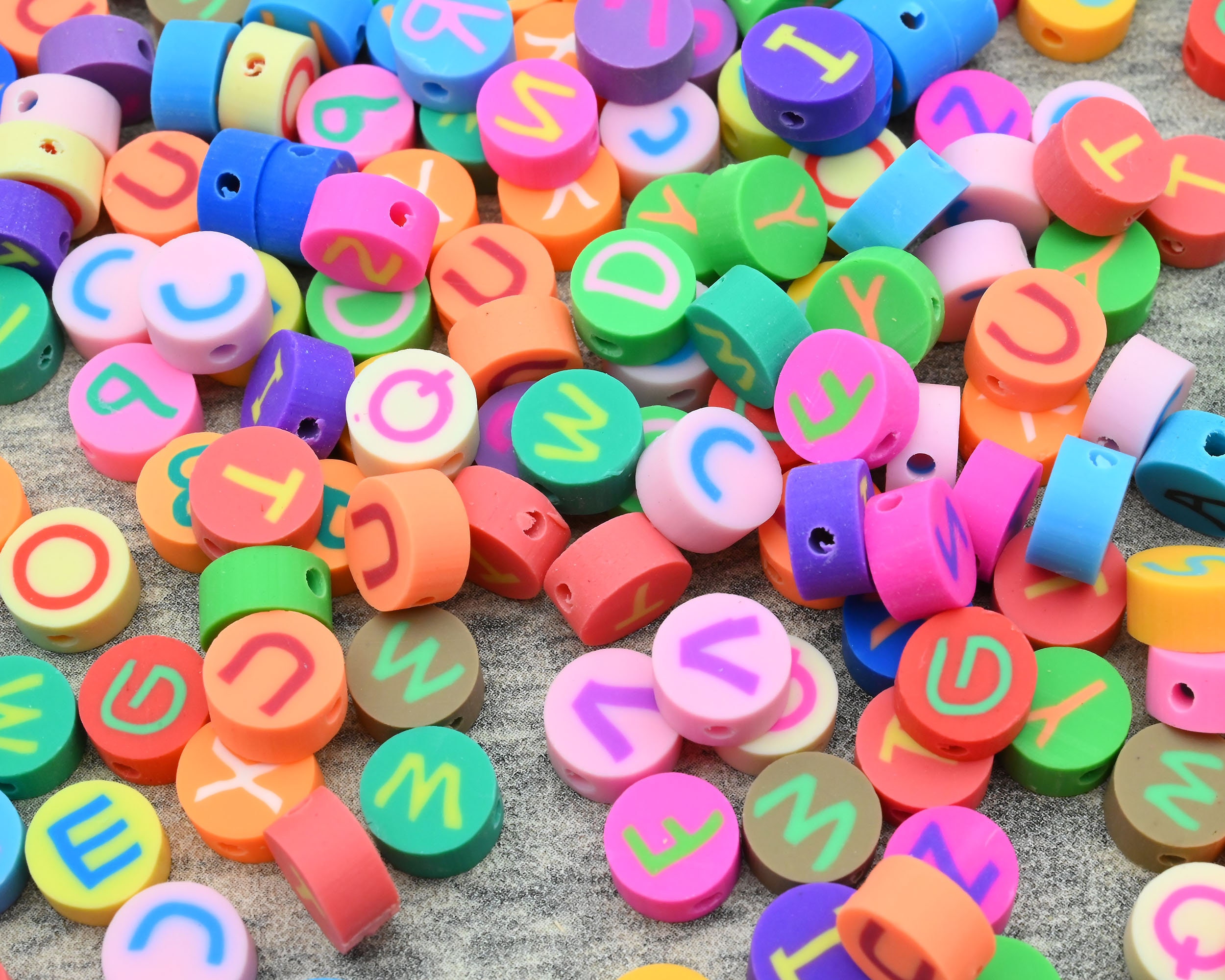 6183pcs Clay Beads and Letter Beads for Bracelets India