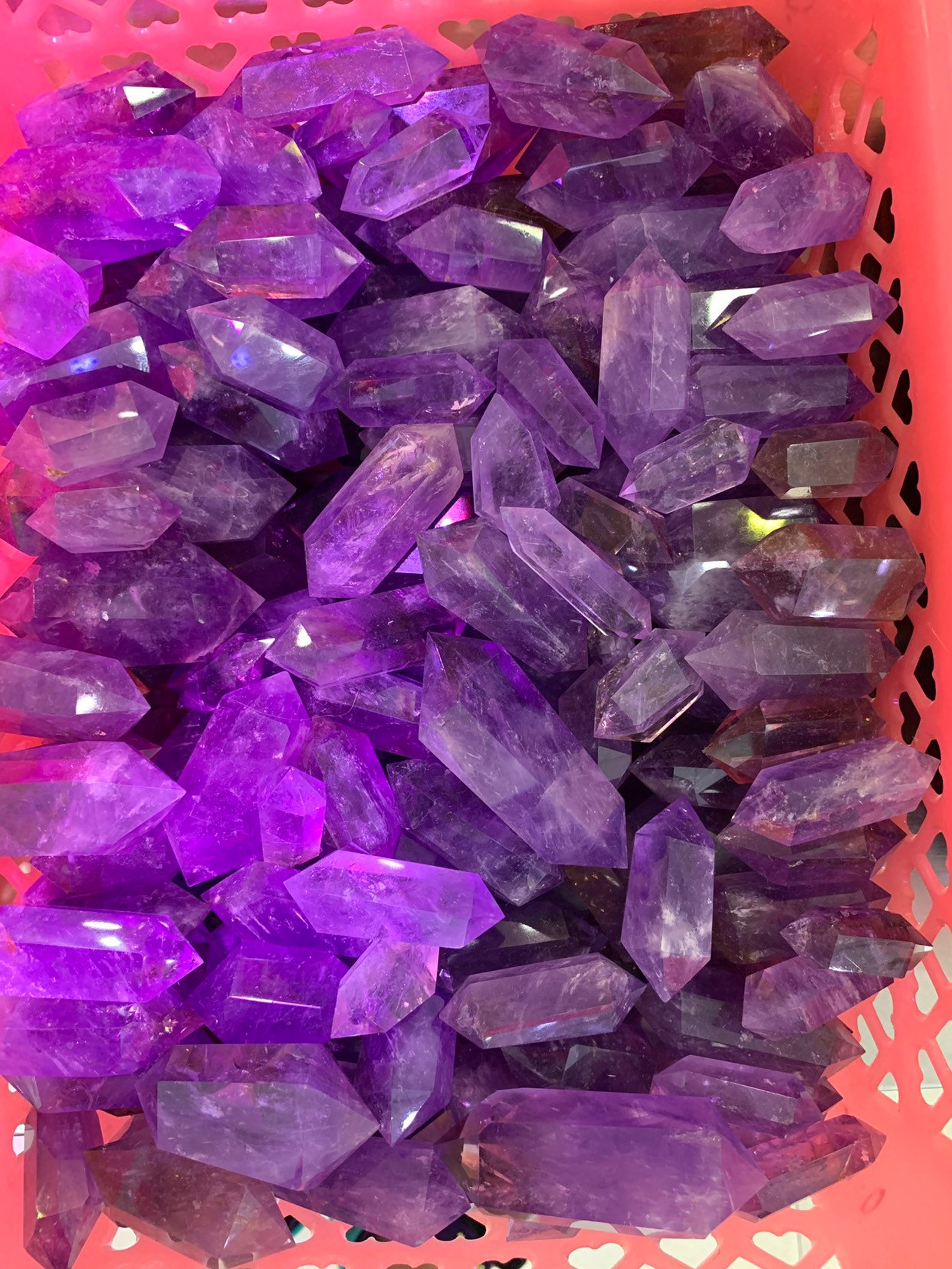 2.54inch Natural Large Amethyst Crystal Quartz Point. Crystal Etsy