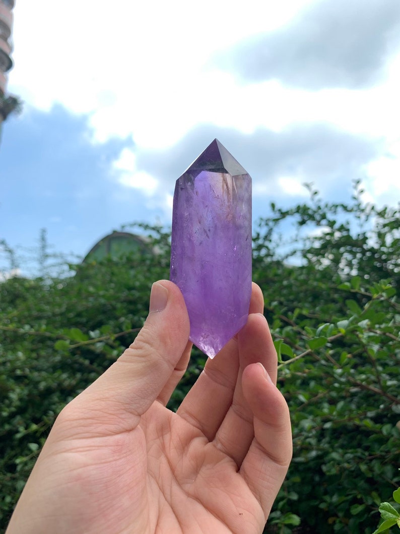 2.54Inch Natural Large Amethyst Crystal Quartz Point. Crystal Etsy