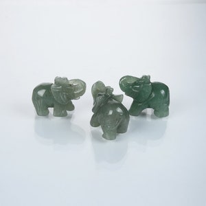 Elephant Green Aventurine Figurines,Rooms Decor Figurines,Popular Decor Figurines,Hand Engraving Green Aventurine Figurine,Delicate Figurine