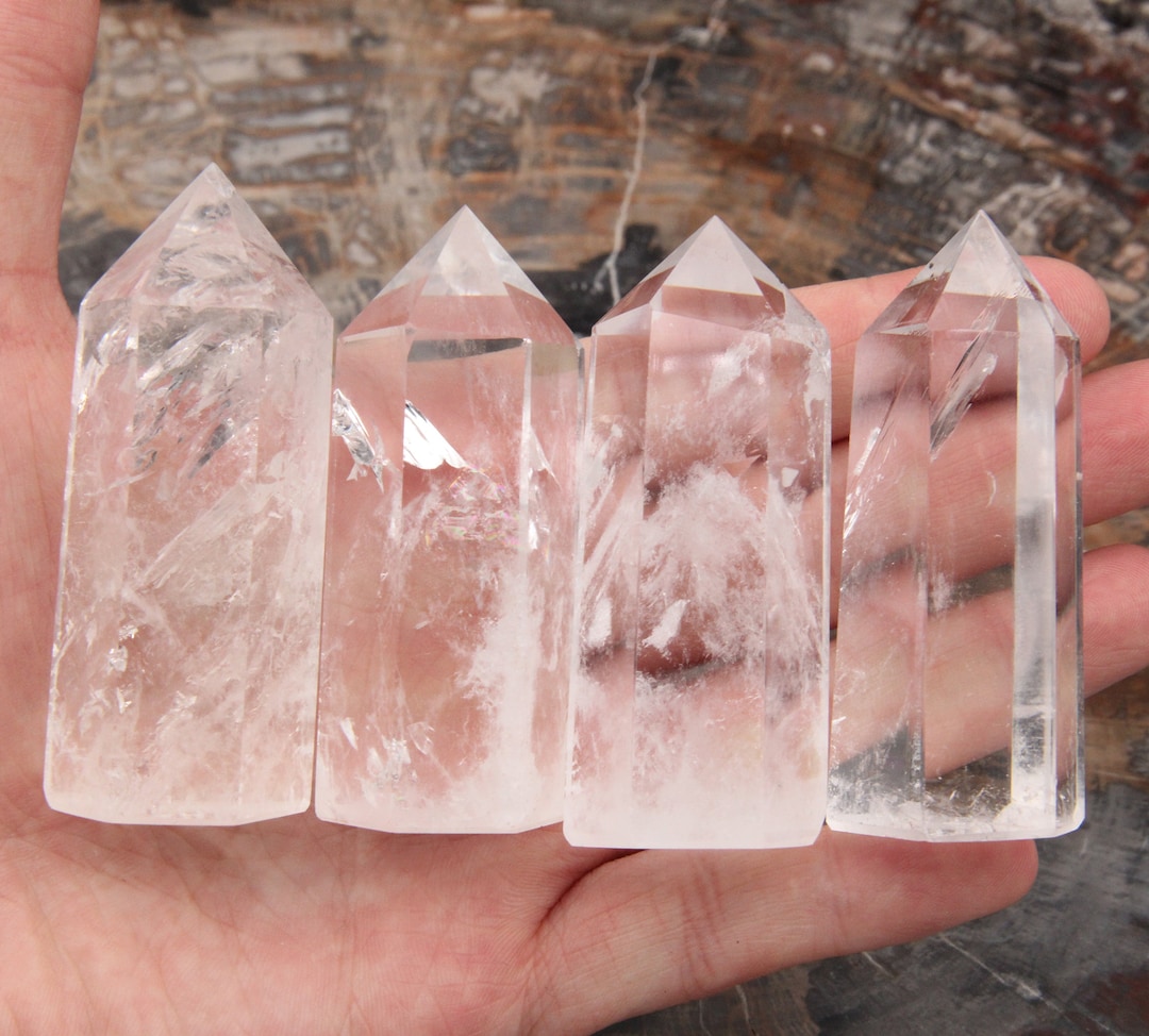 Clear Crystals Tower,crystals Quartz Point Wand,healing Crystals Tower