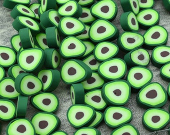 10mm Fruit Polymer Clay Beads,Polymer Clay Fruit Beads,Vinly Beads,For Jewelry Beads,For Bracelet Beads,Kids Beads,40 Pieces/Per Strand.