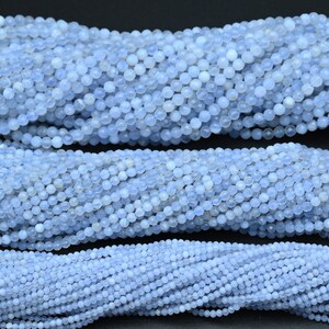 2MM/3MM/4MM Lace Agate Faceted Beads,Natural Lace Agate Faceted Round Beads,For Jewelry DIY Making Beads,Bracelet Making Bead.Wholesale Bead